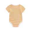 4Pieces Baby Clothing Four Season Unisex Cartoon Short Sleeve Baby Boy Girl Bodysuits Cute 100%Cotton Newborn Clothes