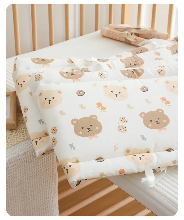 2026 Baby Crib Fence Soft Cotton Bag Anti-collision Strip Children's One-piece Bed Fence Spliced Bed Protection Cloth Baby Fence