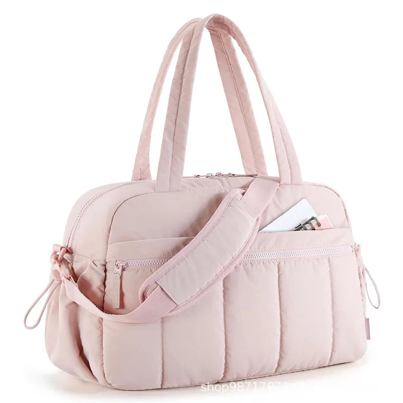 Multifunctional Travel Duffel Bag: Baby Diaper Bag, Gym & Hospital Bag with Waterproof Compartment