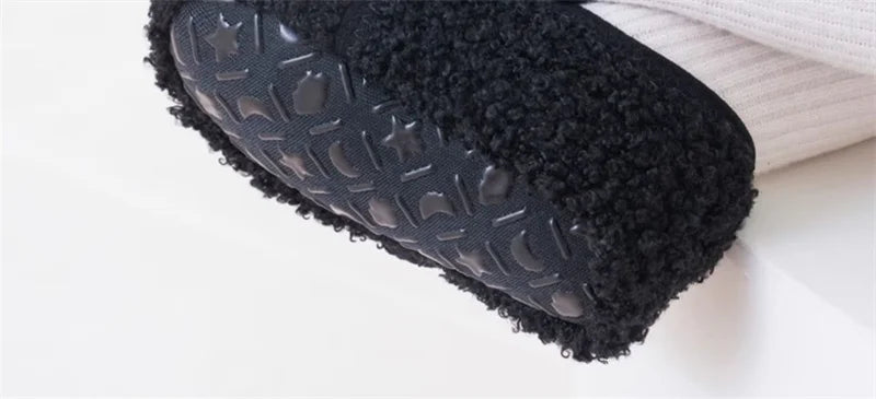 0-5Y Baby Non Slip Floor Socks Soft Sole Anti Skid Walking Socks Fleece Lined Toddler Socks Winter Indoor Shoes Infants Kids‌