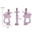 Animal Koala Safe Toddle Teether Chew Toy Teething Ring Infant Baby Silicone Training Toothbrush BPA Free Rodent Baby Accessorie