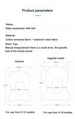 Adjustable Bath Tub Shower Cushion Newborn Support Seat Mat Baby Bath Seat Floating Water Pad Portable Foldable Baby Bathtub Pad