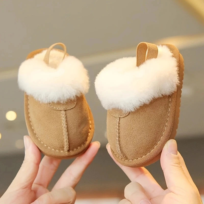 Cozy Plush Baby Slippers (0-18M)