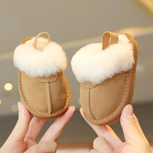 Cozy Plush Baby Slippers (0-18M)