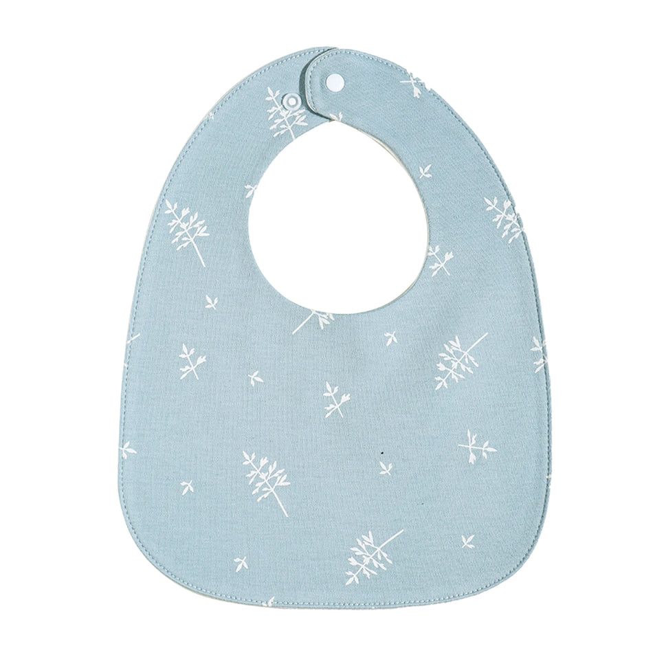 INSULAR Baby Bibs Newborn Cotton Soft Saliva Towel Infant Feeding Cloth Muslin Stuff Printing Pinny Waterproof U-shaped 3 Layers