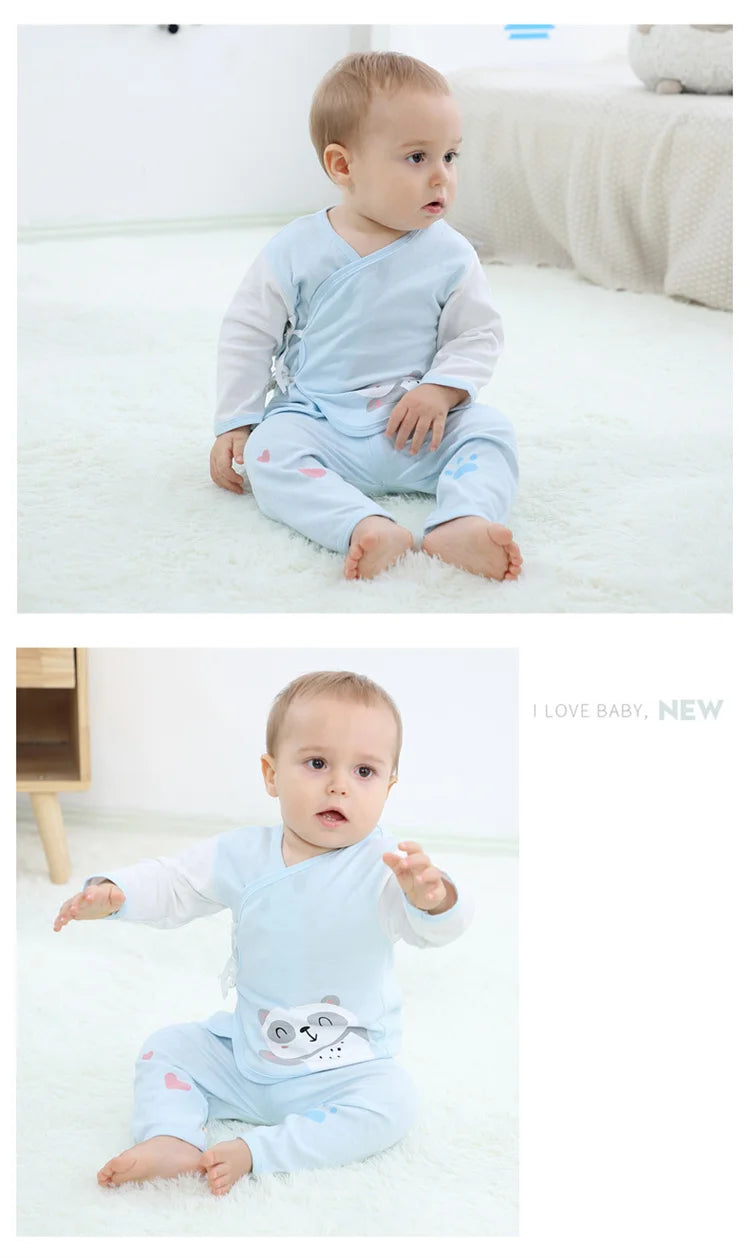 Lawadka 18piece/lot Newborn Baby Clothes For Girls Boys Sets 100% Cotton Infant Spring Autumn Soft Boy Clothing New born Hat Bib