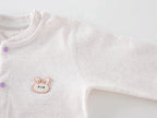 Baby Clothes Bodysuit&One Pieces Boys Girls Newborn Rompers Solid Color 100 Cotton 0-24M Long Sleeve Loungewear Outfit