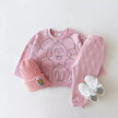 New Designer Cartoon Clothing  Tracksuit Baby Boy Summer Printed Clothes T-shirt+shorts Baby Girl Casual Solid Color Sets