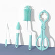Silicone Bottle Cleaning Brush Baby Pacifier Straw Scrubber Small Brush 360 Degree Glass Cup Washing Kitchen Cleaning Tool Set