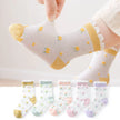 5 PAir Set Children Socks Summer Fishnet Boy Socks Spring Summer Thin Mesh Boat Socks Boys Girls Short Socks