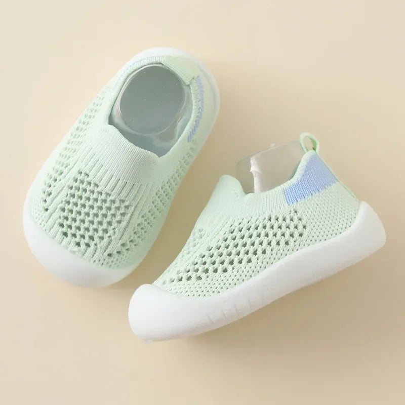 Breathable Mesh Toddler Sneakers (0-3T)