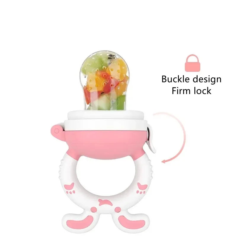 3 In 1 Baby Fruit Feeder Nipple Pacifier Fresh Food Fruit Milk Feeding Bottles Nibbler Learn Feeding Drinking Teething Pacifier