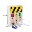 Montessori Busy Board Children Toys Led Light Switch Simulate Car Steering Wheel Travel Activities Sensory Game Educational Toys