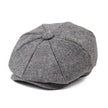 JANGOUL Small Size Baker Boy Cap Wool Blend Newsboy Caps Boy Girl Men Women Herringbone Flat Hat Driver Gatsby Hats Cabbies 001