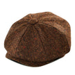 JANGOUL Small Size Baker Boy Cap Wool Blend Newsboy Caps Boy Girl Men Women Herringbone Flat Hat Driver Gatsby Hats Cabbies 001