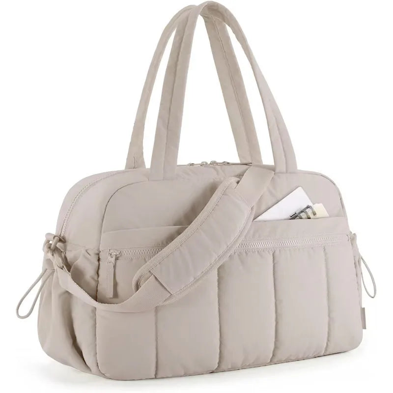 Multifunctional Travel Duffel Bag: Baby Diaper Bag, Gym & Hospital Bag with Waterproof Compartment