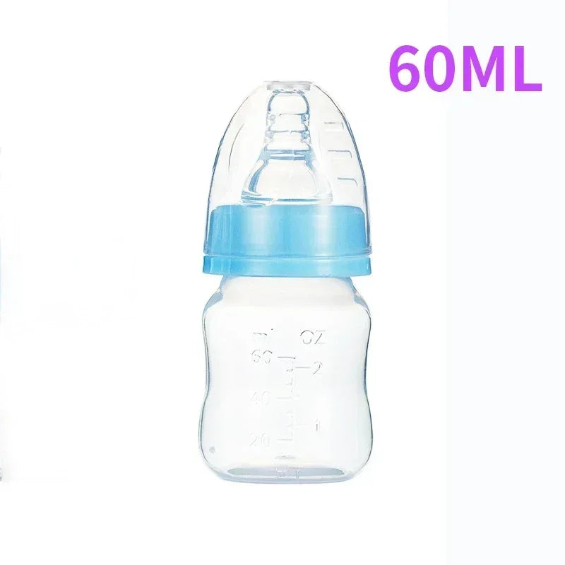 60ML Baby Bottle Portable Safe PP Plastic Mini Baby Bottle Kids Nursing Care BPA Free Infant Milk Fruit Juice Feeding Bottle
