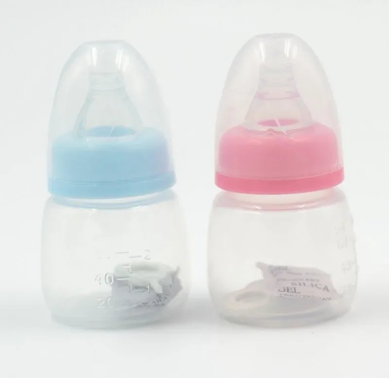 60ML Baby Bottle Portable Safe PP Plastic Mini Baby Bottle Kids Nursing Care BPA Free Infant Milk Fruit Juice Feeding Bottle