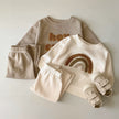 Two Piece Casual Autumn Infant Set Boys and Girls Casual Long Sleeve Top+Loose Pants Newborn Baby Clothing Set