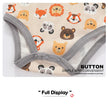 Kiddiezoom 4Pieces Summer Short Sleeve Cartoon Baby Boy Girl Bodysuit 100% Cotton Newborn Boy Girl Clothes