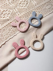 New Baby Teether carrot bunny Shape Silicone Teether Teething Toy Kids Sensory Educational teething Toy