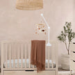 Baby Crib Mobile Rattle Toy For 0-12 Months Cartoon Felt Forest Animal Bed Bell Hanging Wooden Bracket Mobile Newbaby Rattle Toy