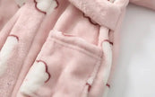 Warm Soft Children Flannel Pajamas Boy Astronaut Robe Winter Christmas Kids Bathrobe Baby Girl Homewear Child Sleepwear 2-12Year