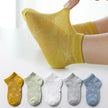 5 PAir Set Children Socks Summer Fishnet Boy Socks Spring Summer Thin Mesh Boat Socks Boys Girls Short Socks