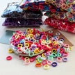 100/300/500Pcs Hair Bands for Children Colorful Nylon Scrunchie Hair Ties Rubber Band Kids Elastic Leagues Girl Hair Accessories