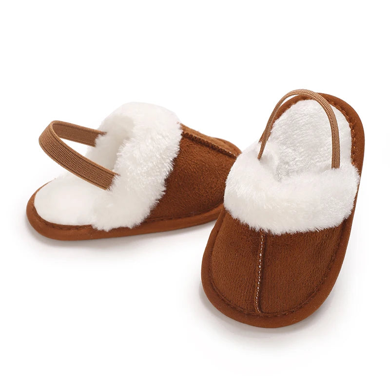 Cozy Plush Baby Slippers (0-18M)