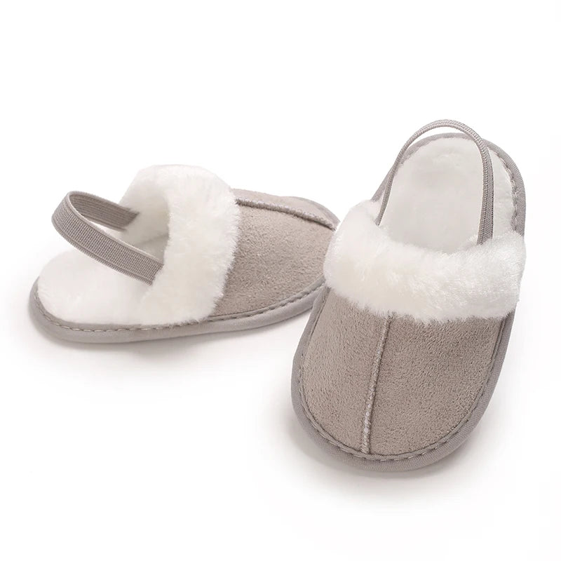Cozy Plush Baby Slippers (0-18M)