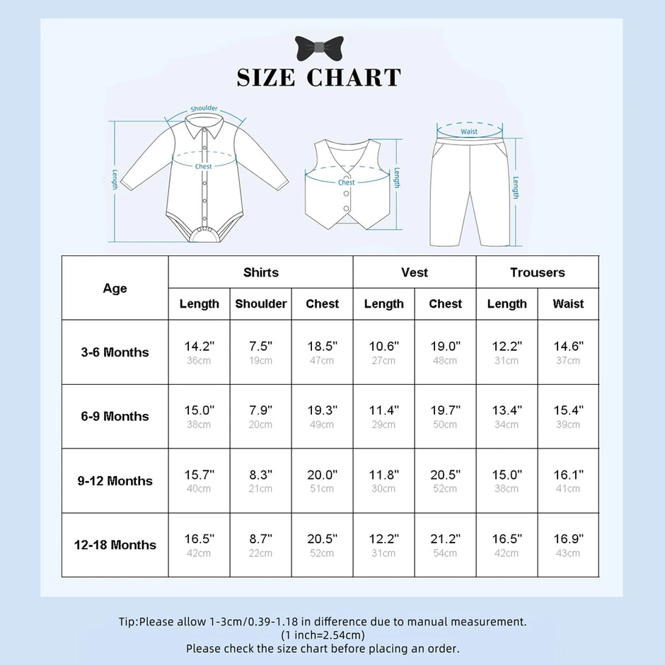 Baby Boy Baptism Outfit Infant First Easter Church Christening Suit Set Toddler Formal Wedding Birthday Party Gift Clothes