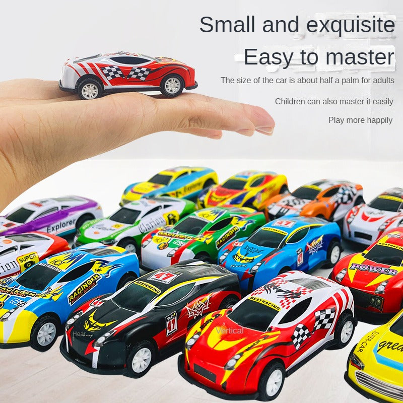 60/120Pcs Alloy Racing Cars Rebound Car Multiple Alloy Car Ornament Collectibles Children'S Toys Birthday Gift 2023 New