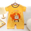 Infant Toddler Crawling Clothes Cotton Summer Boys Girls Thin Baby Short Sleeve Romper Children's Onesie