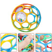 Soft Baby Grasping Ball Rattles with Bell Ball Early Education Educational Sensory Toy Random Color）