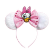Mickey Mouse Ears Headbands for Baby Girls Daisy Duck Hairbands Donald Duck Headwear Adults Women Bows Hair Accessories