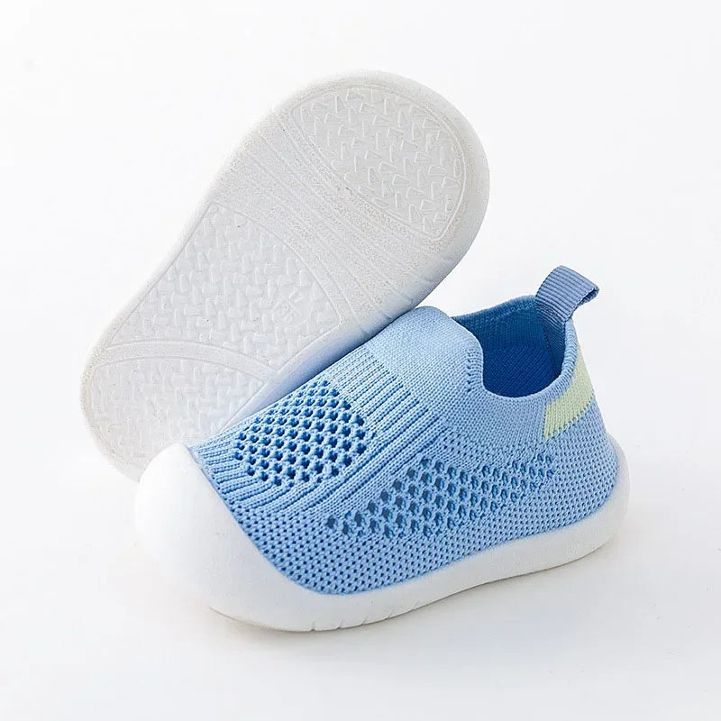 Breathable Mesh Toddler Sneakers (0-3T)