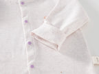 Baby Clothes Bodysuit&One Pieces Boys Girls Newborn Rompers Solid Color 100 Cotton 0-24M Long Sleeve Loungewear Outfit