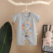 Infant Toddler Crawling Clothes Cotton Summer Boys Girls Thin Baby Short Sleeve Romper Children's Onesie