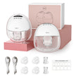 NCVI Electric Breast Pump,Hands-Free breastfeeding Pump with 4 Modes & 9 Levels,Low Noise,19/21/24mm flanges