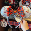 Disney Princess Headband Mickey Ear Rapunzel Snow White Sequin Bow Hair Hoop Gift Girl Accessories Halloween Gift Christmas Jack
