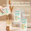 MAMIJOY 10/30/100Pcs 150ML Breast Milk Storage Bag Disposable Small Capacity Frozen Milk Storage Bag BPA Free Safe Feeding Bags
