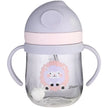 250ml baby feeding cup, children learn to feed, drinking bottle, training cup with straw, leak-proof and choking-proof baby cup