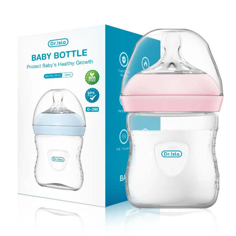 2025 New 150/240/330ML Anti-Choke Baby Bottle Newborn PP Bottles Anti-flatulence Milk Feeding Bottles Infant BPA Free