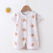 New Baby Onesies Climbing Clothes Pure Cotton Summer Newborn Boys Girls Rompers Short-Sleeved Thin Harness Infant Clothes