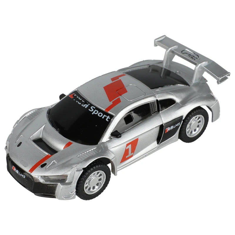 سيارة سباق تناظرية من طراز Carrera Go Scalextric بمقياس 1/64 (1:64) - سيارة سباق كهربائية عالية السرعة - لعبة سيارات سباق الشرطة