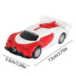 سيارة سباق تناظرية من طراز Carrera Go Scalextric بمقياس 1/64 (1:64) - سيارة سباق كهربائية عالية السرعة - لعبة سيارات سباق الشرطة