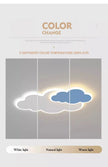 AuroraRealm Children's Bedroom LED Ceiling Lamp Creative White Cloud Boy Girl Study Fixture Lustre Home Decor Living Room Lights