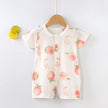 New Baby Onesies Climbing Clothes Pure Cotton Summer Newborn Boys Girls Rompers Short-Sleeved Thin Harness Infant Clothes