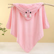 Toddler Baby Hooded Towels Super Soft Newborn Kids Bathrobe Warm Sleeping Swaddle Wrap for Boys Girls Coral Velvet Wrap Blanket